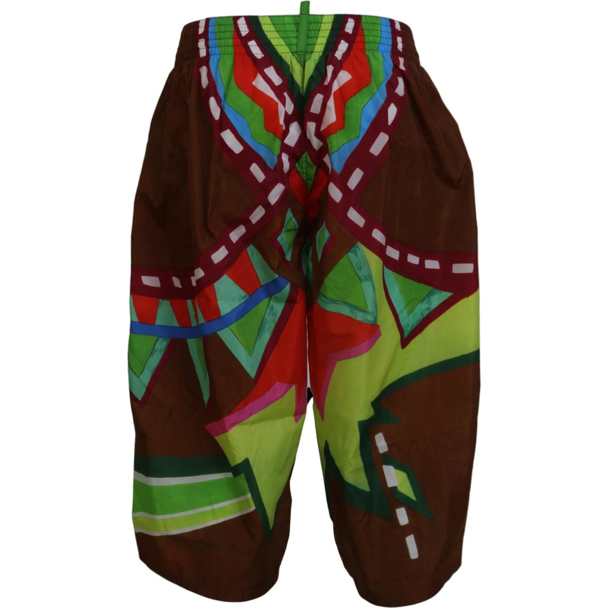 Multicolor Printed Men Beachwear Shorts Swimwear