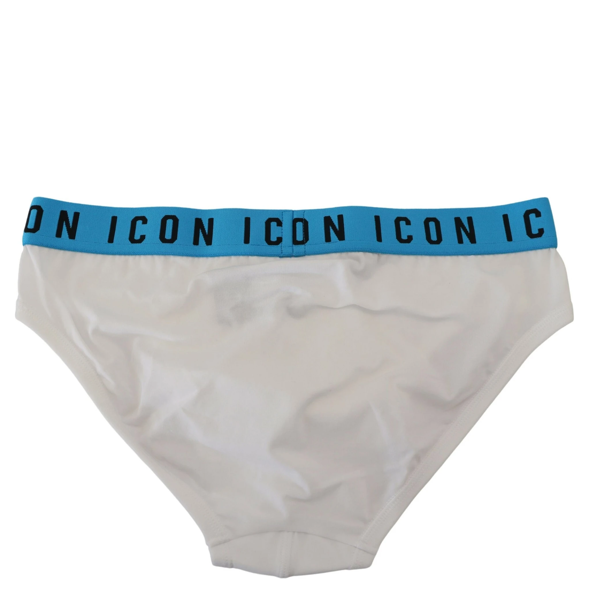 White Icon Logo Cotton Stretch Men Brief Underwear