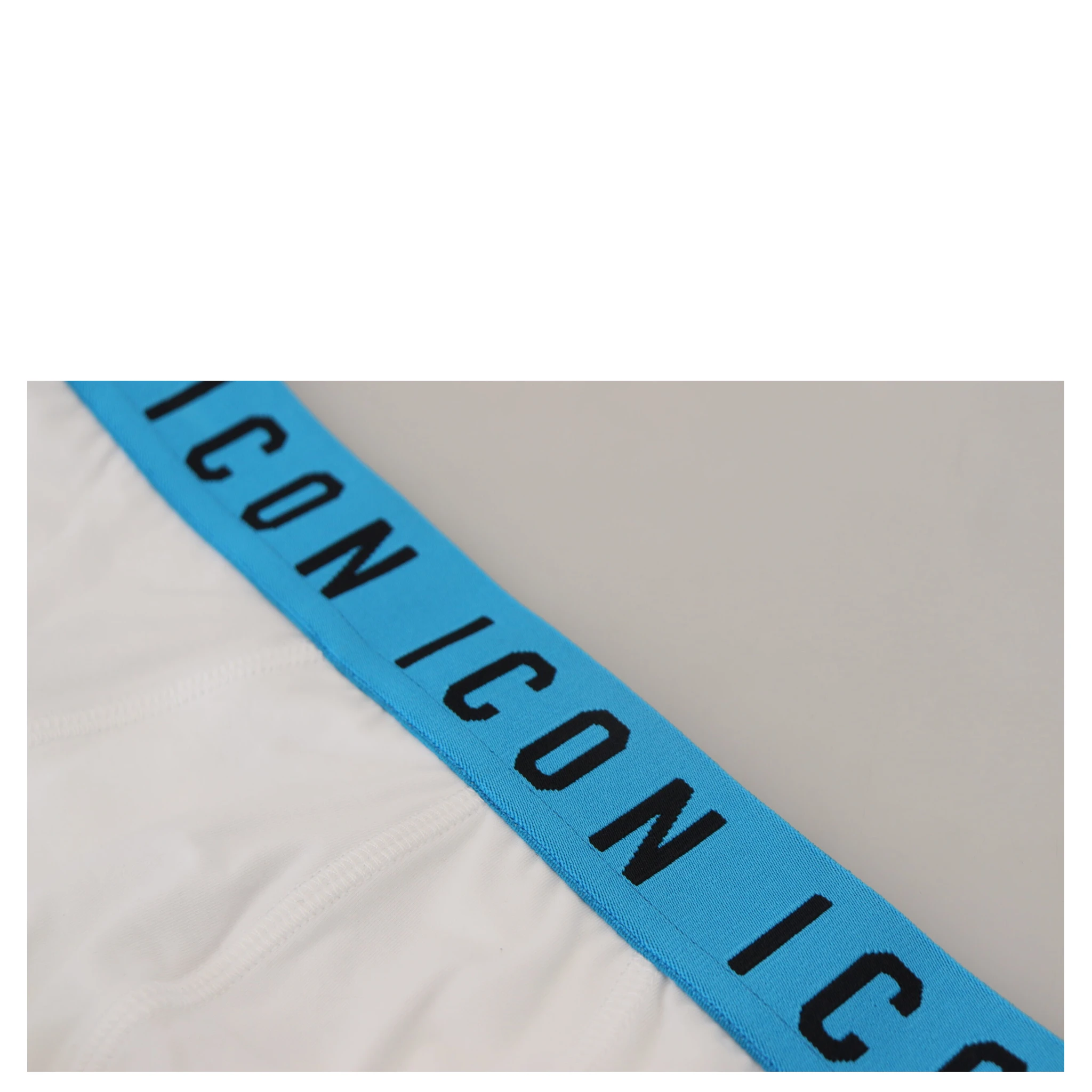 White Icon Logo Cotton Stretch Men Brief Underwear