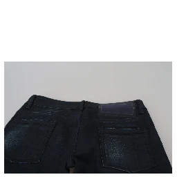 Blue Low Waist Slim Fit Women Denim Jeans