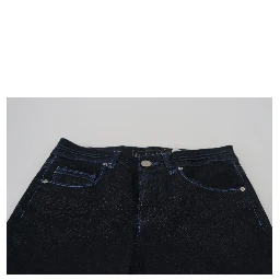 Dark Blue Low Waist Slim Fit Women Denim Jeans