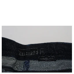 Dark Blue Low Waist Slim Fit Women Denim Jeans