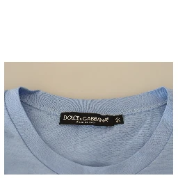 Light Blue Happy New Year 2017 Cotton T-shirt