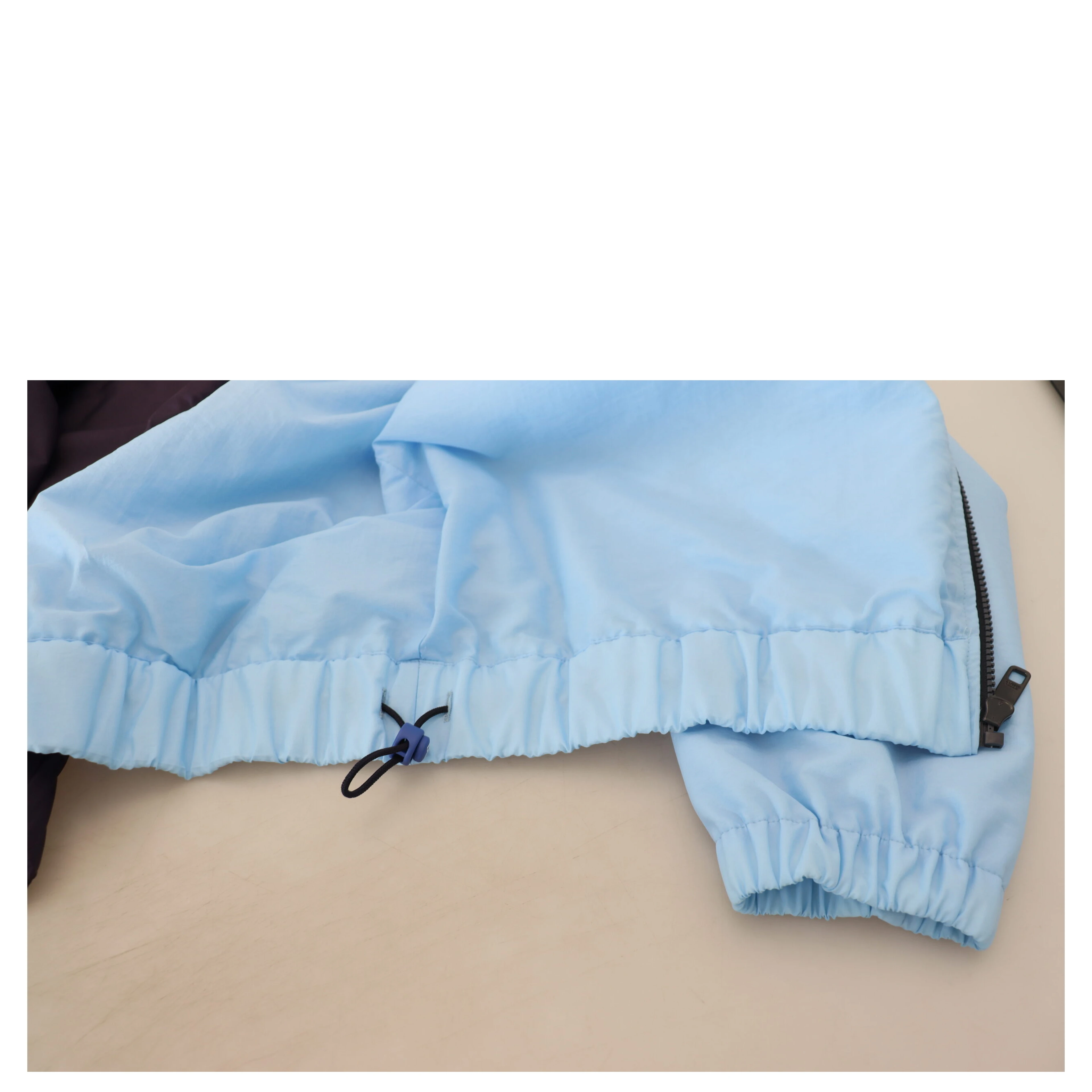 Black Blue DG Hooded Full Zip Men Jacket