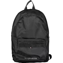 Black Polyester Backpack