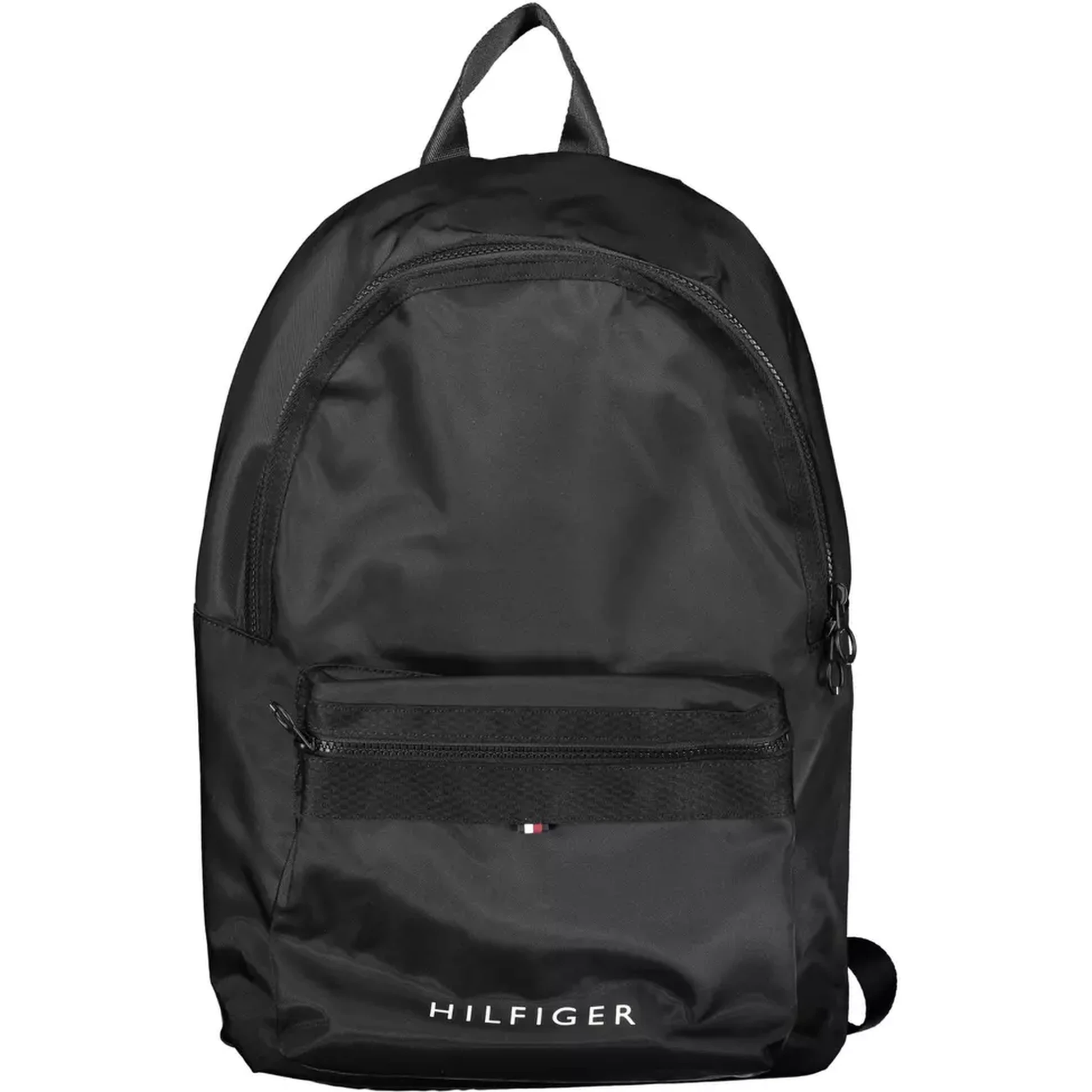 Black Polyester Backpack