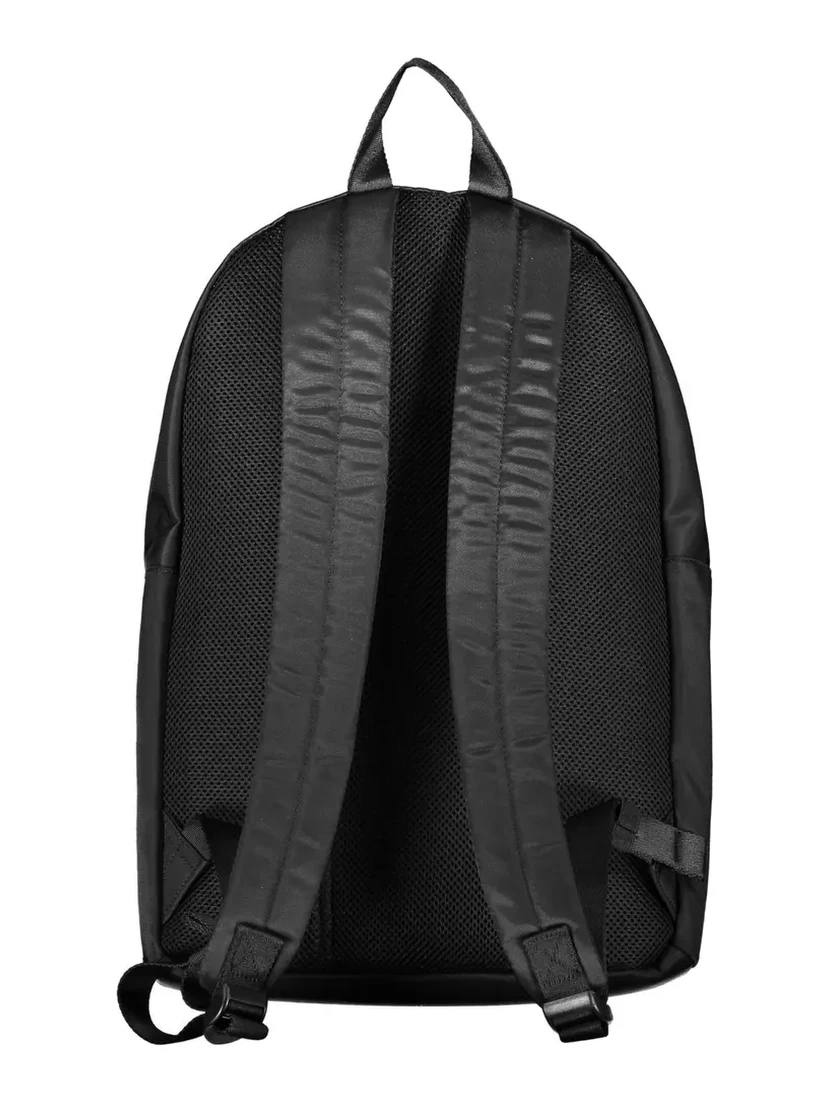 Black Polyester Backpack