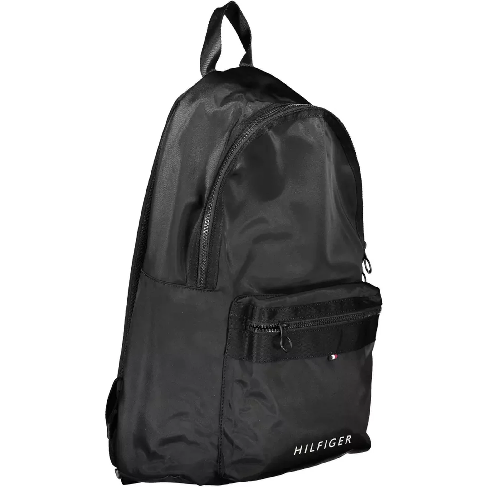 Black Polyester Backpack