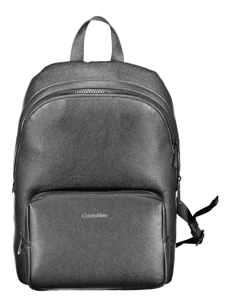 Black Polyethylene Backpack