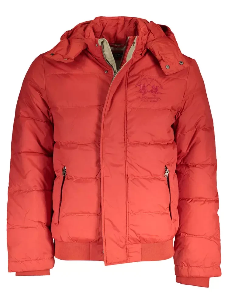Orange Polyamide Jackets & Coat