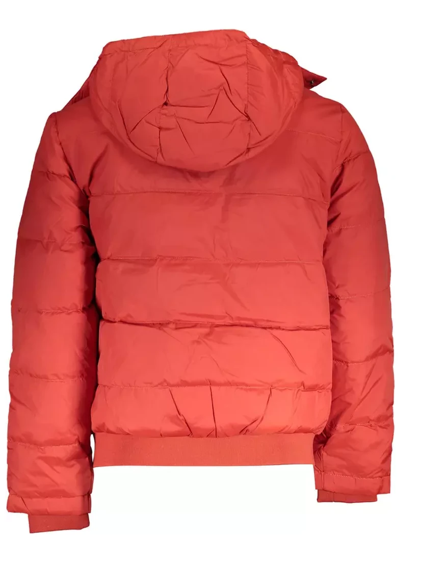 Orange Polyamide Jackets & Coat