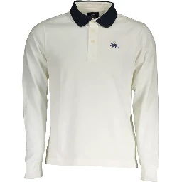 White Cotton Polo Shirt