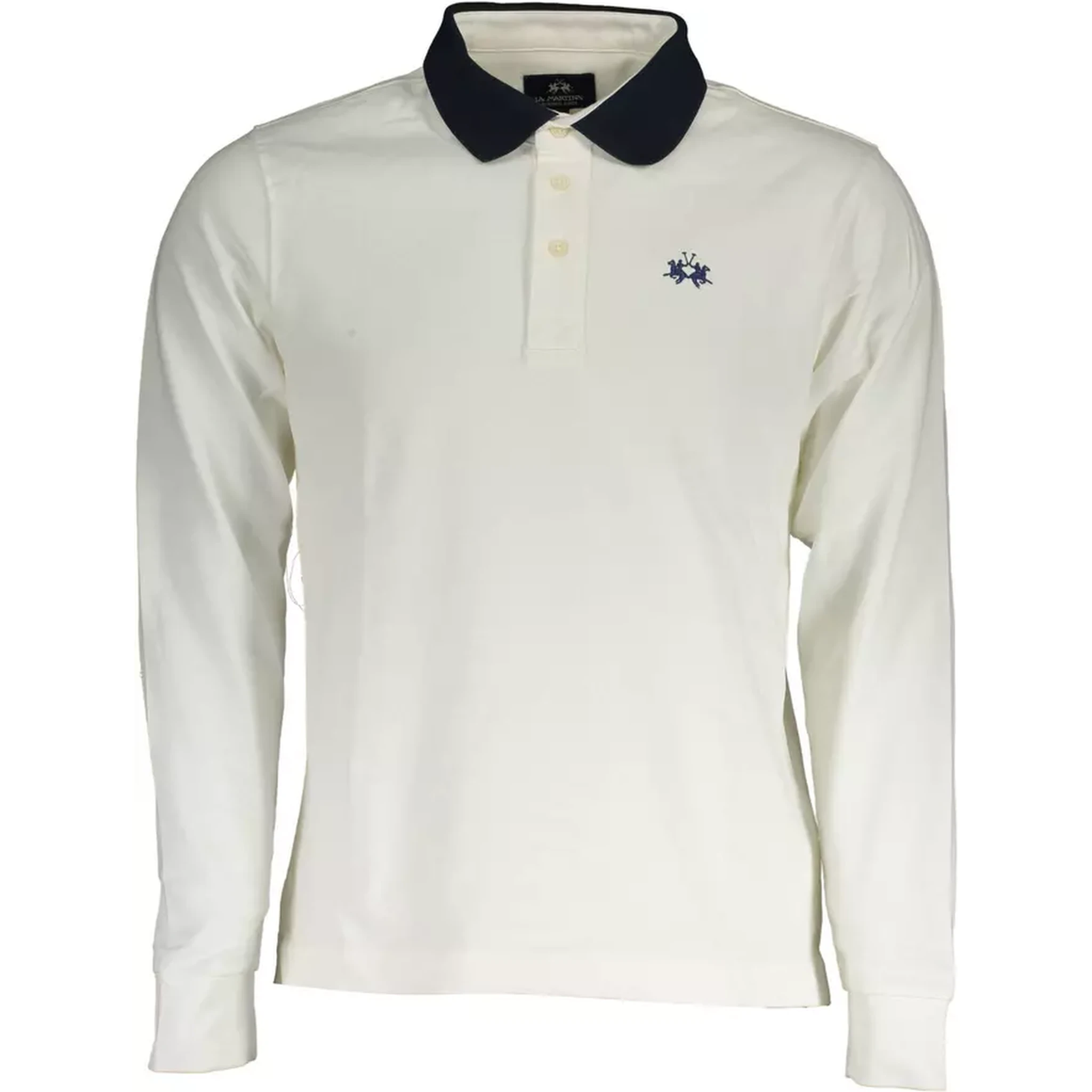 White Cotton Polo Shirt