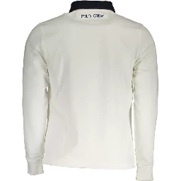 White Cotton Polo Shirt