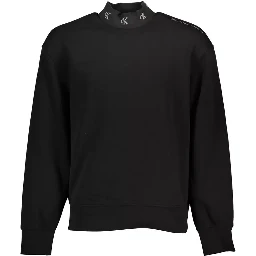 Black Cotton Sweatshirt