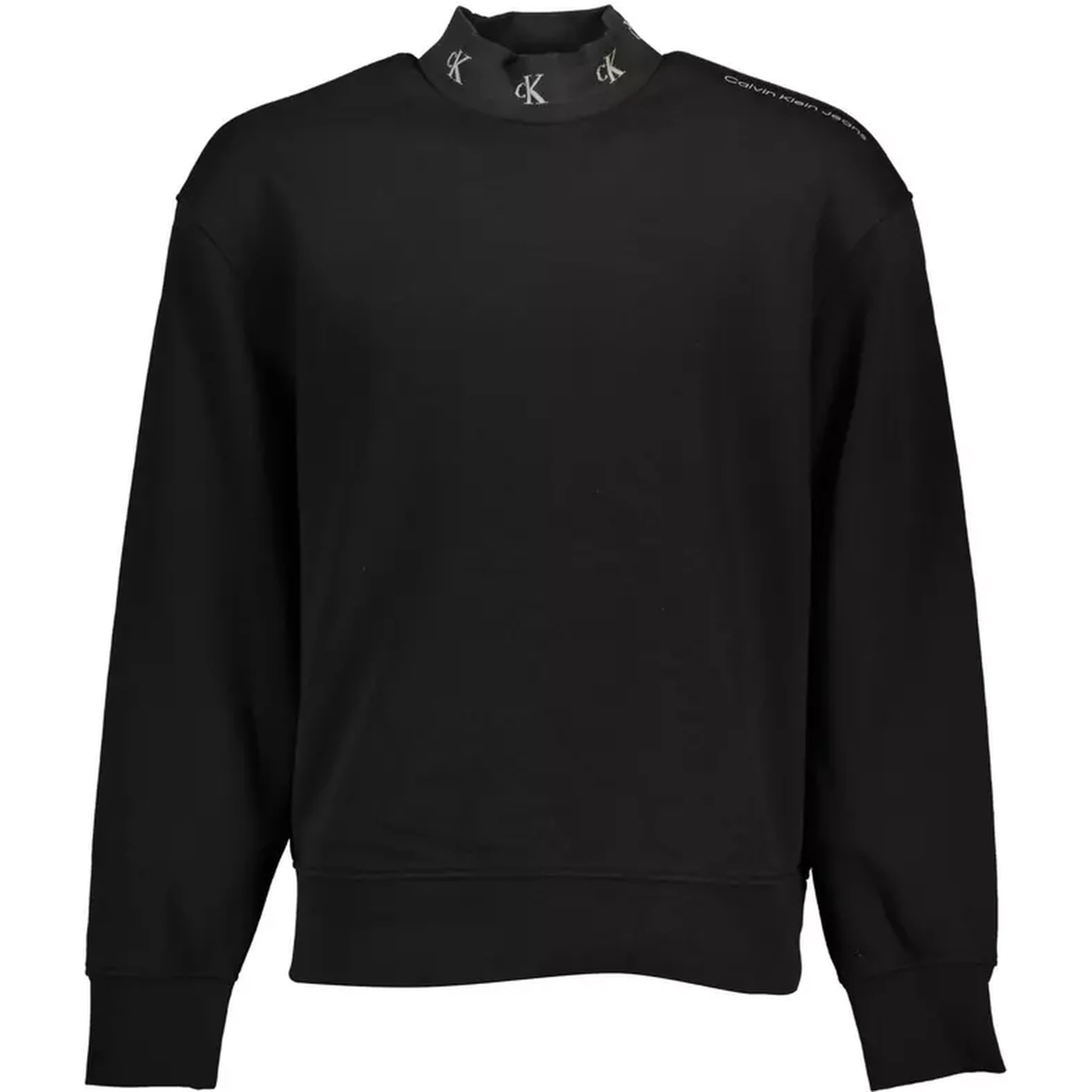 Black Cotton Sweatshirt