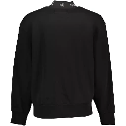 Black Cotton Sweatshirt