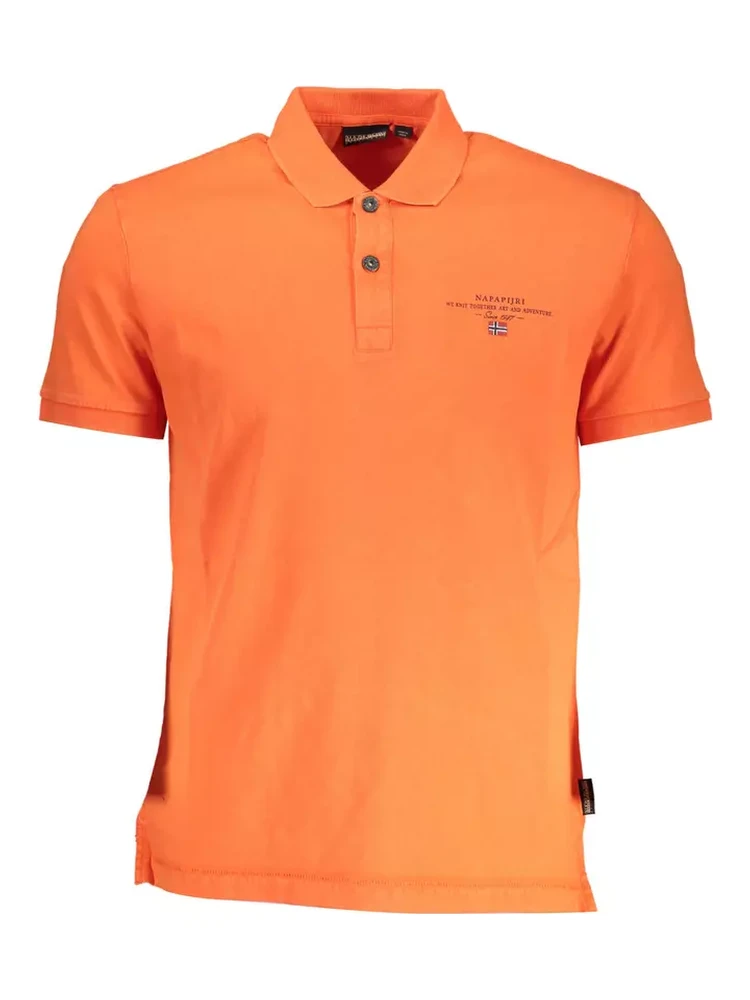 Red Cotton Polo Shirt