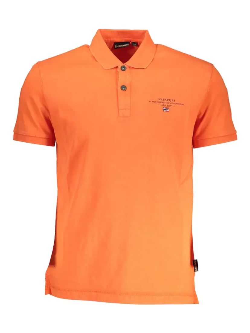 Red Cotton Polo Shirt