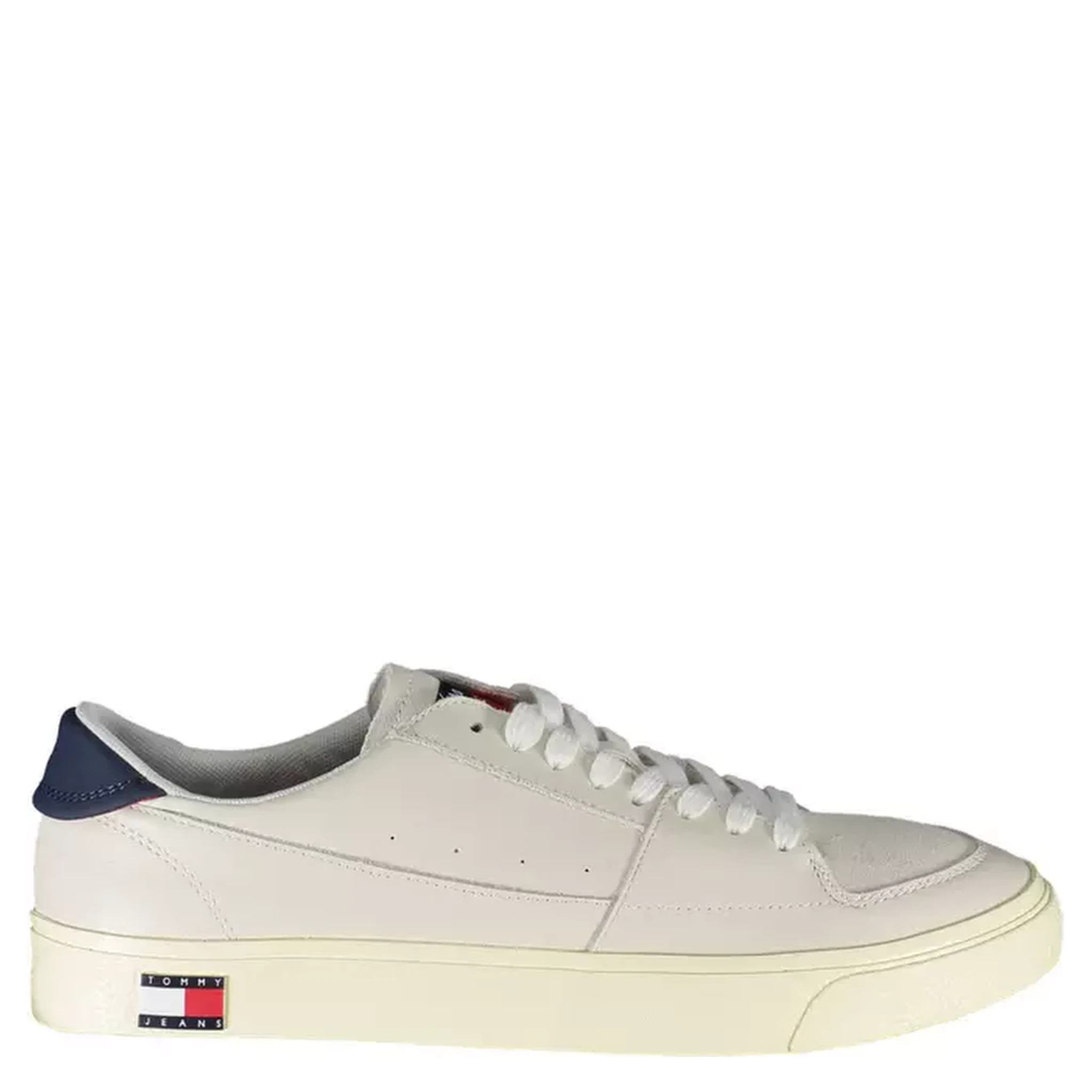 White Polyester Sneaker