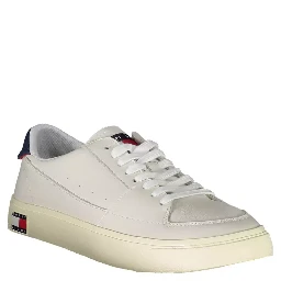 White Polyester Sneaker
