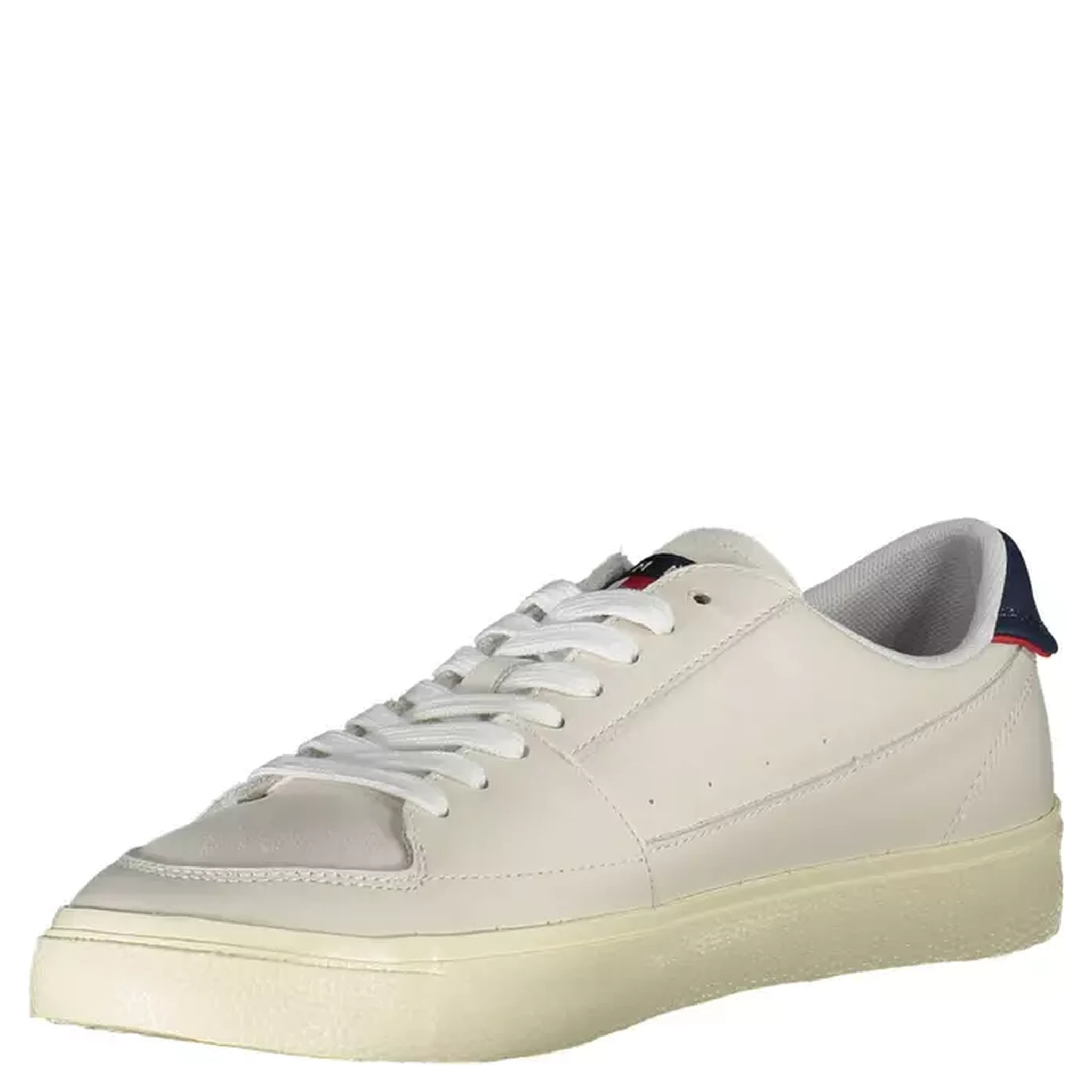 White Polyester Sneaker