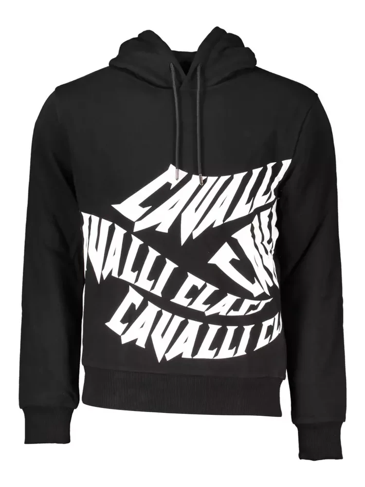 Black Cotton Sweatshirt