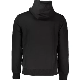 سويت شيرت قطني أسود