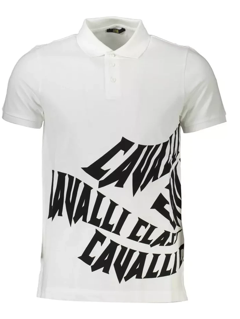 White Cotton Polo Shirt