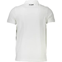 White Cotton Polo Shirt