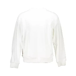 White Cotton Sweatshirt