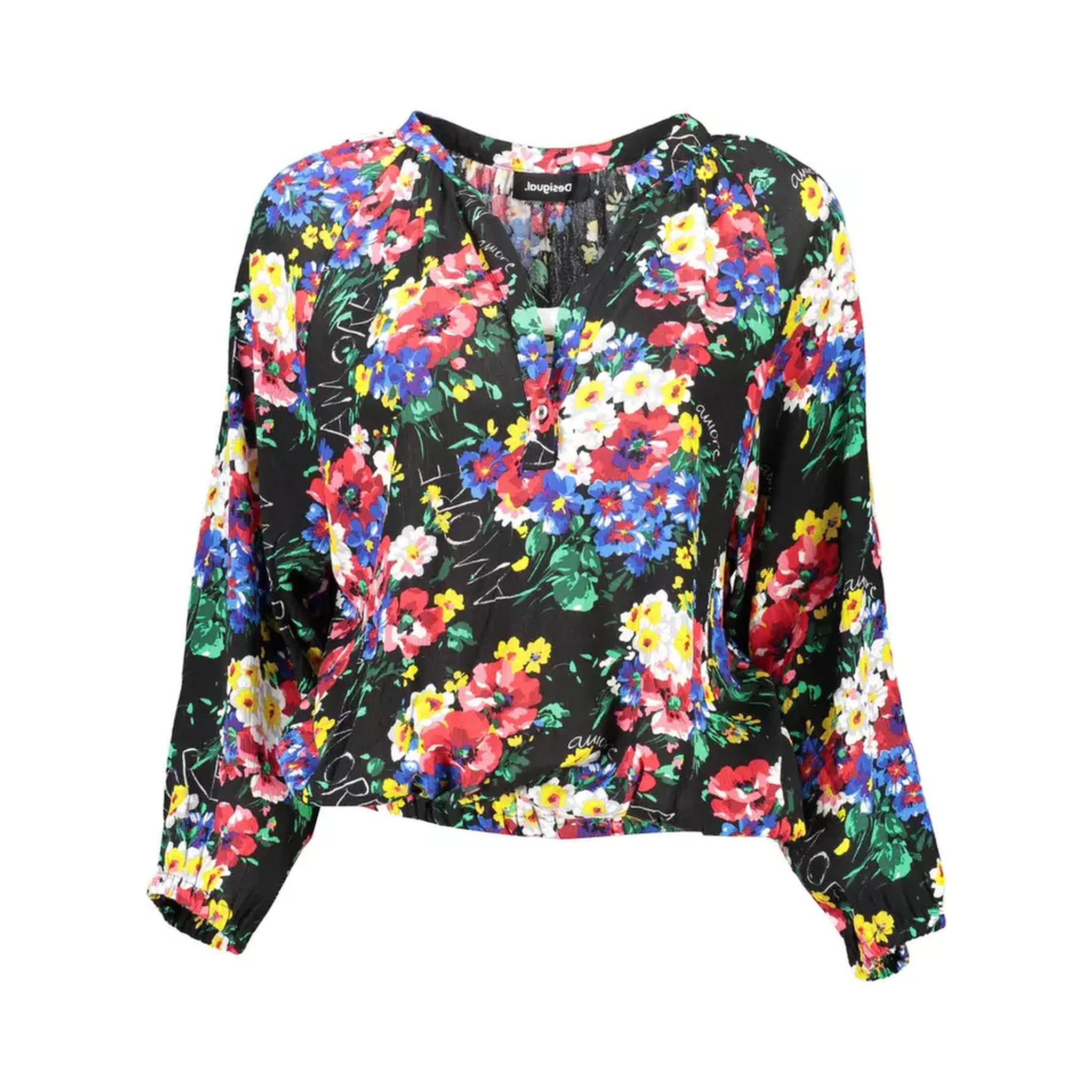 Black Viscose T-Shirt