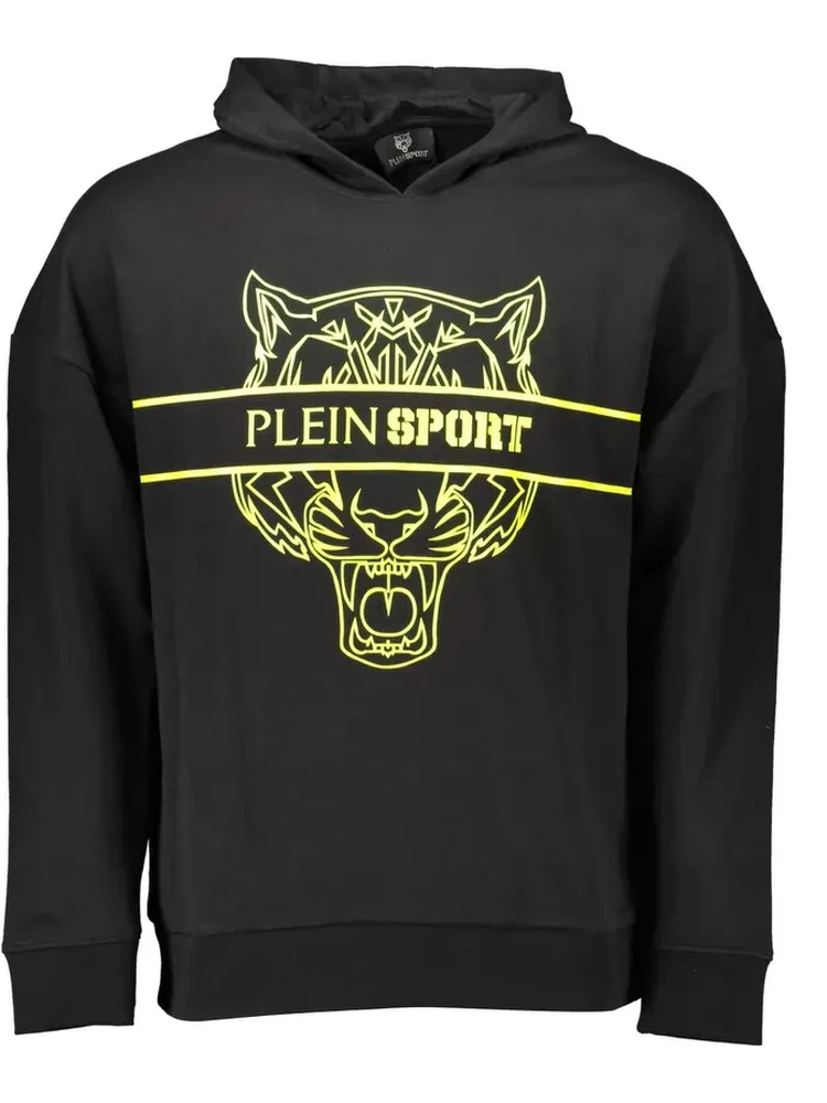 Black Cotton Sweatshirt