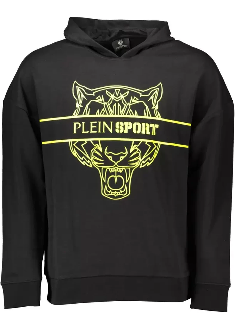 Black Cotton Sweatshirt