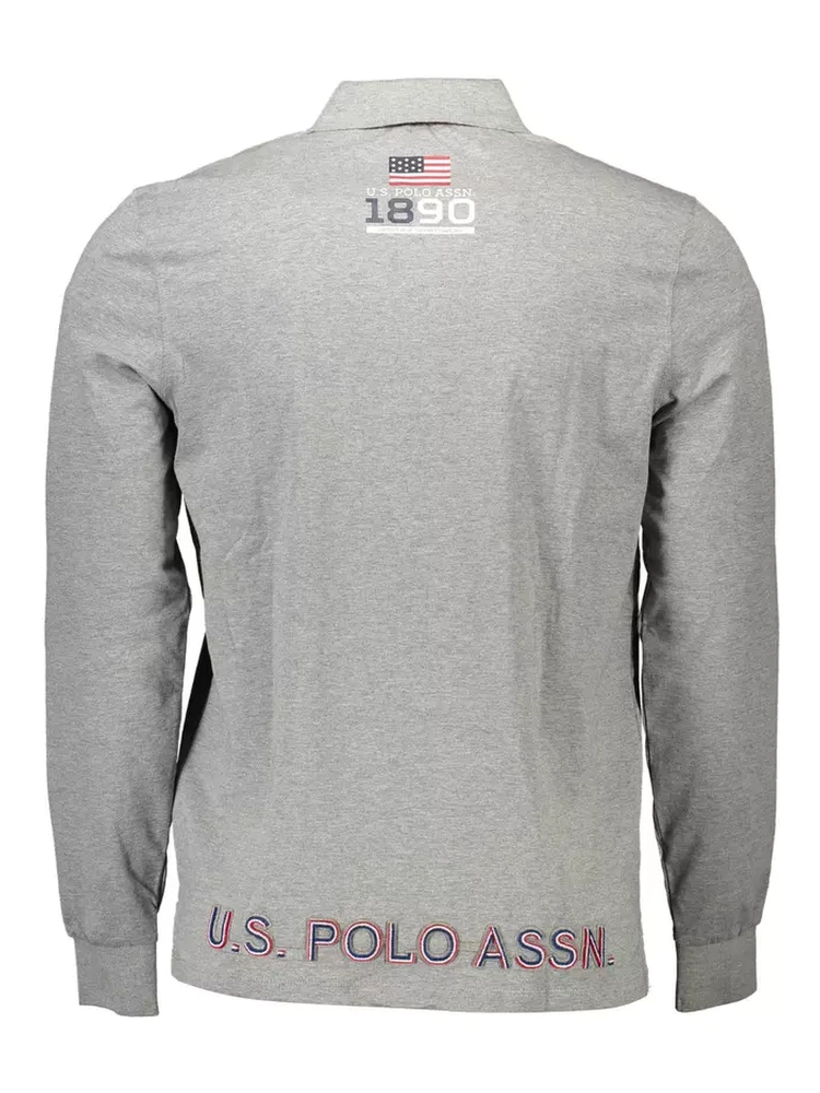 Gray Cotton Polo Shirt alternative