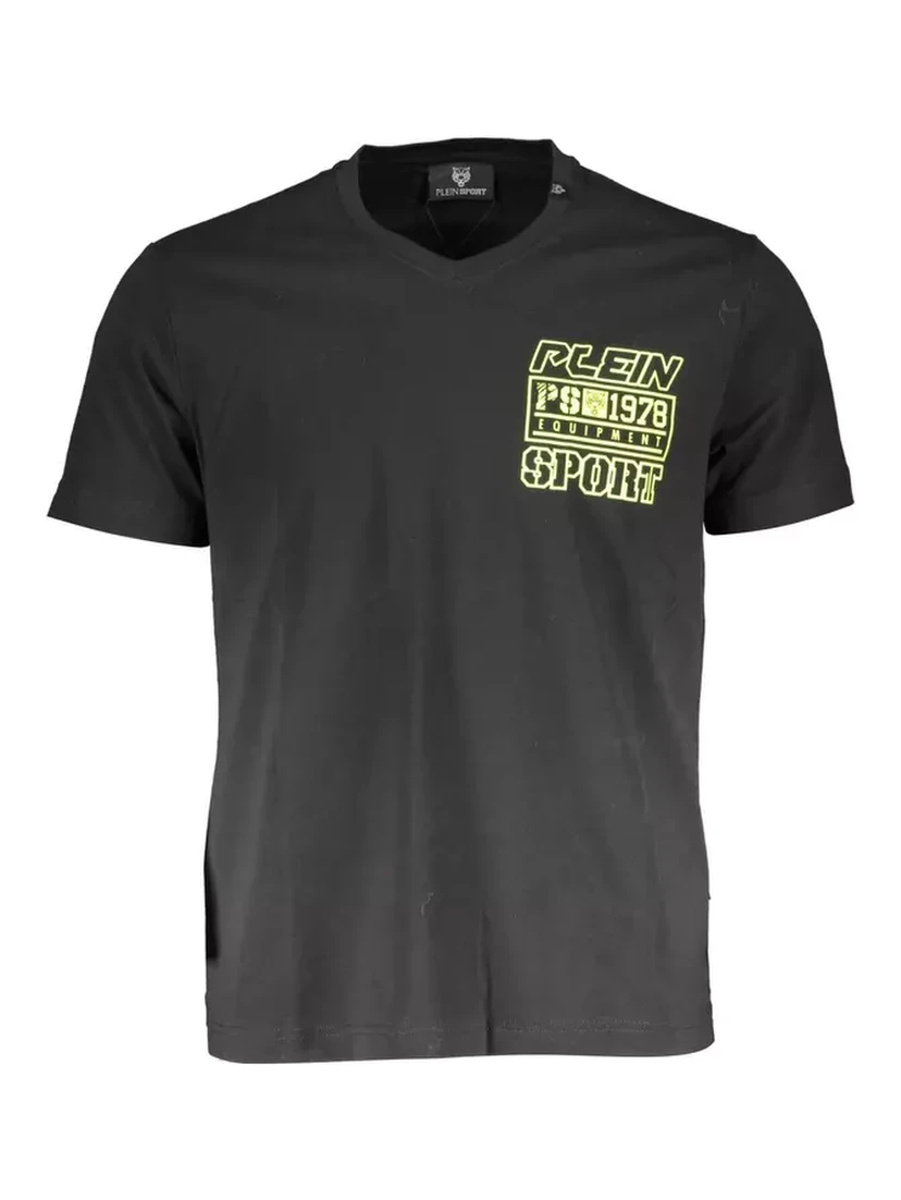 Black Cotton T-Shirt