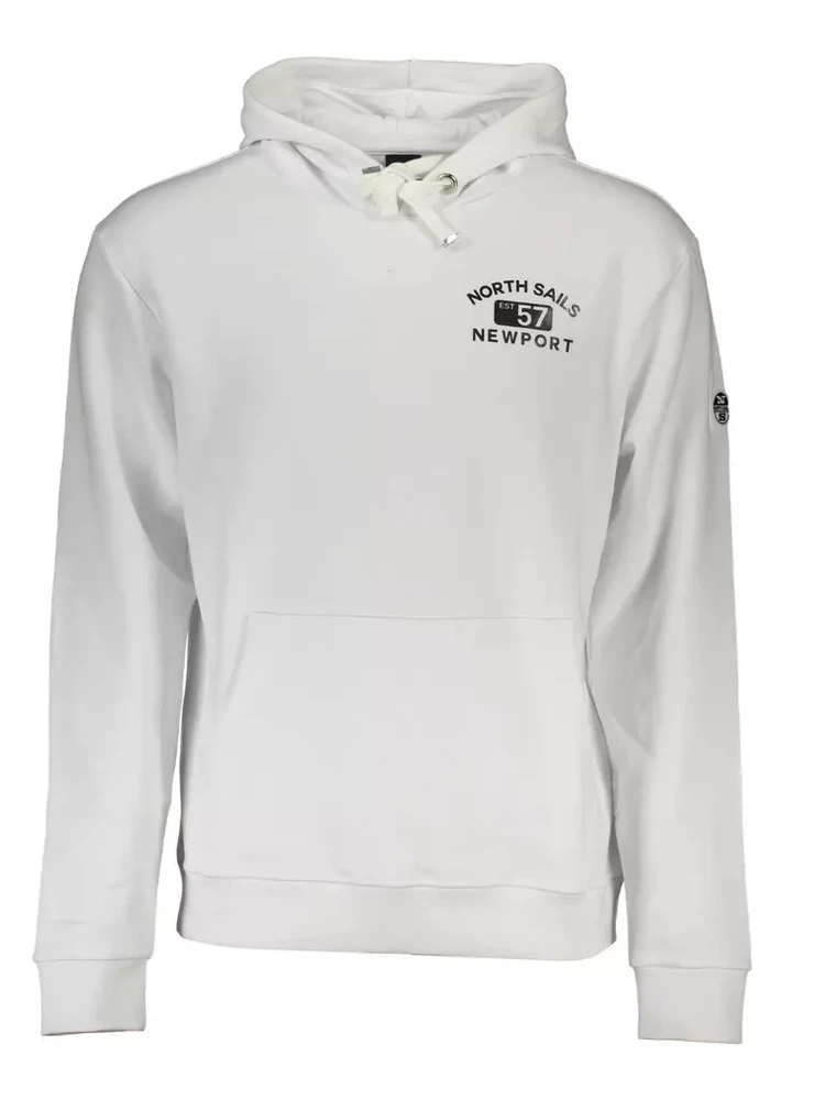 White Cotton Sweatshirt