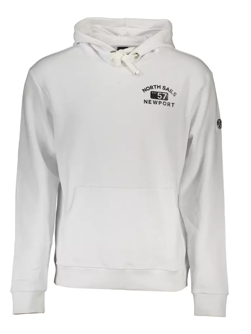 White Cotton Sweatshirt