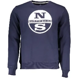 سويت شيرت قطني أزرق