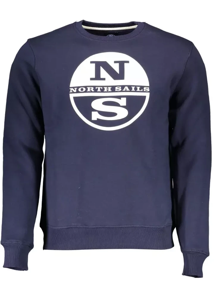 Blue Cotton Sweatshirt