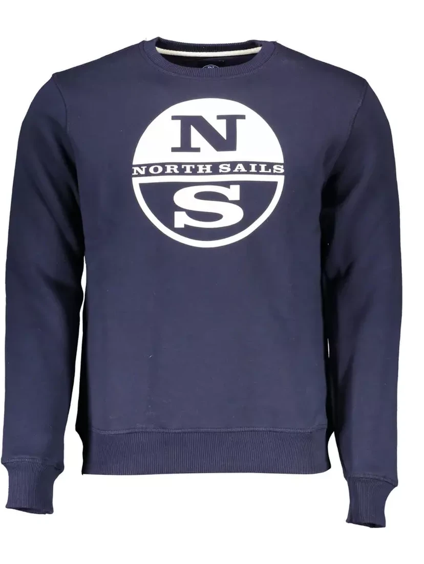 Blue Cotton Sweatshirt