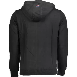 Black Cotton Sweatshirt