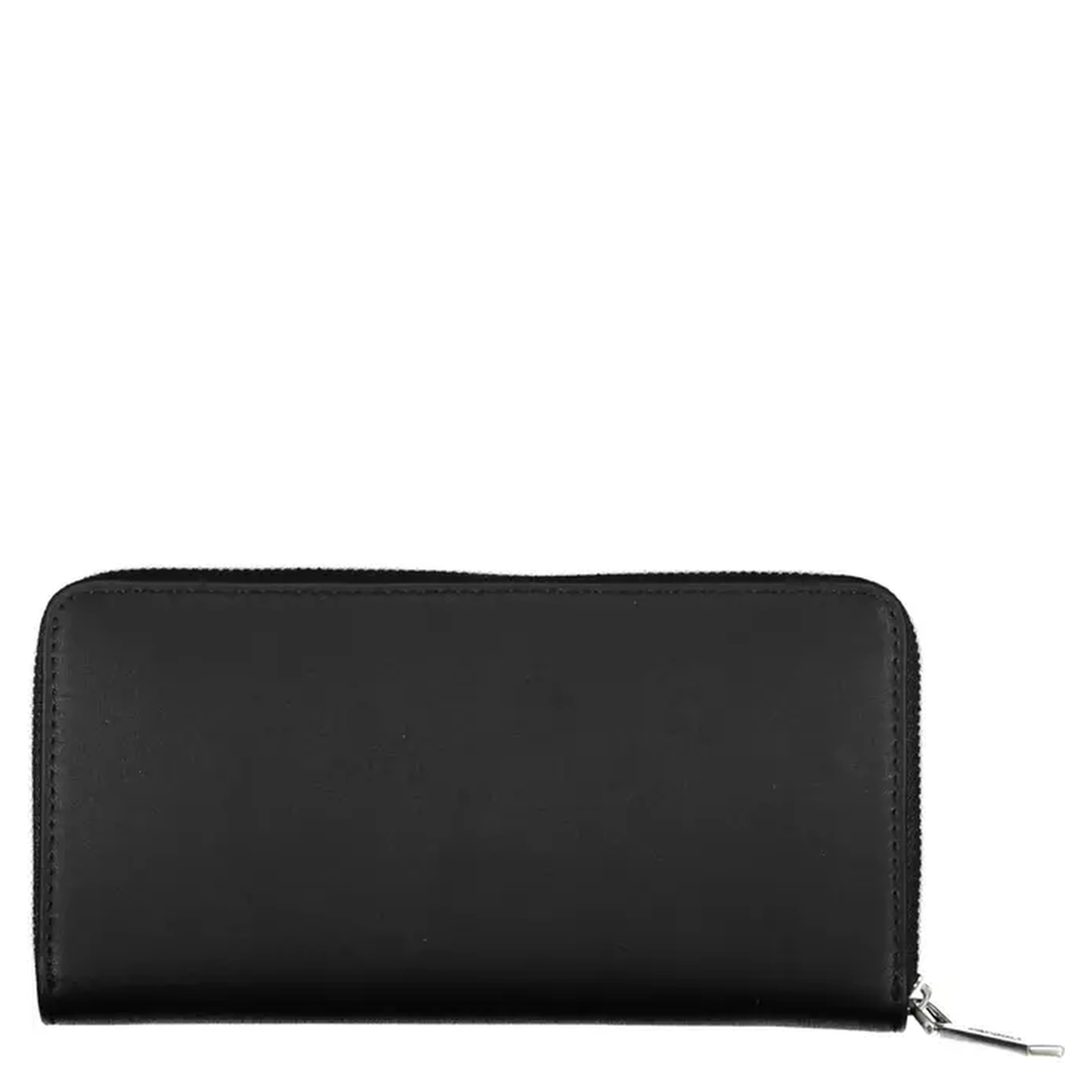 Chic Polyethylene Rfid Secure Wallet In Black