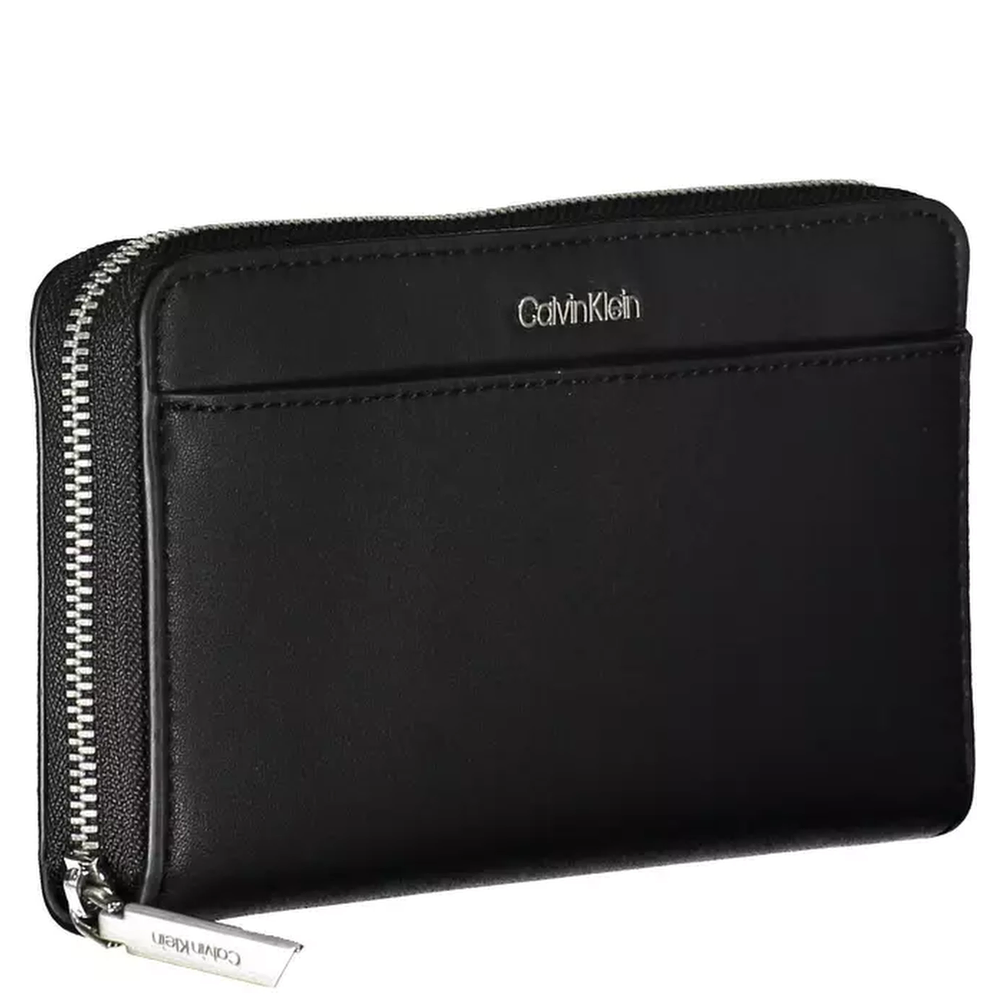 Chic Polyethylene Rfid Secure Wallet In Black