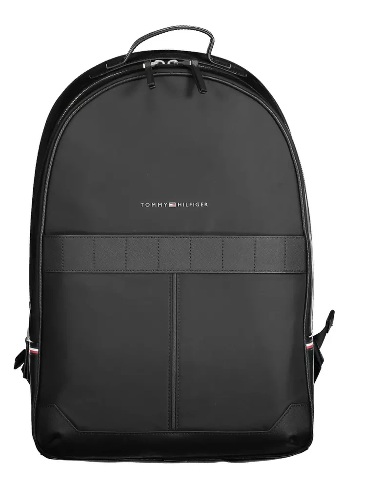 Black Polyester Backpack
