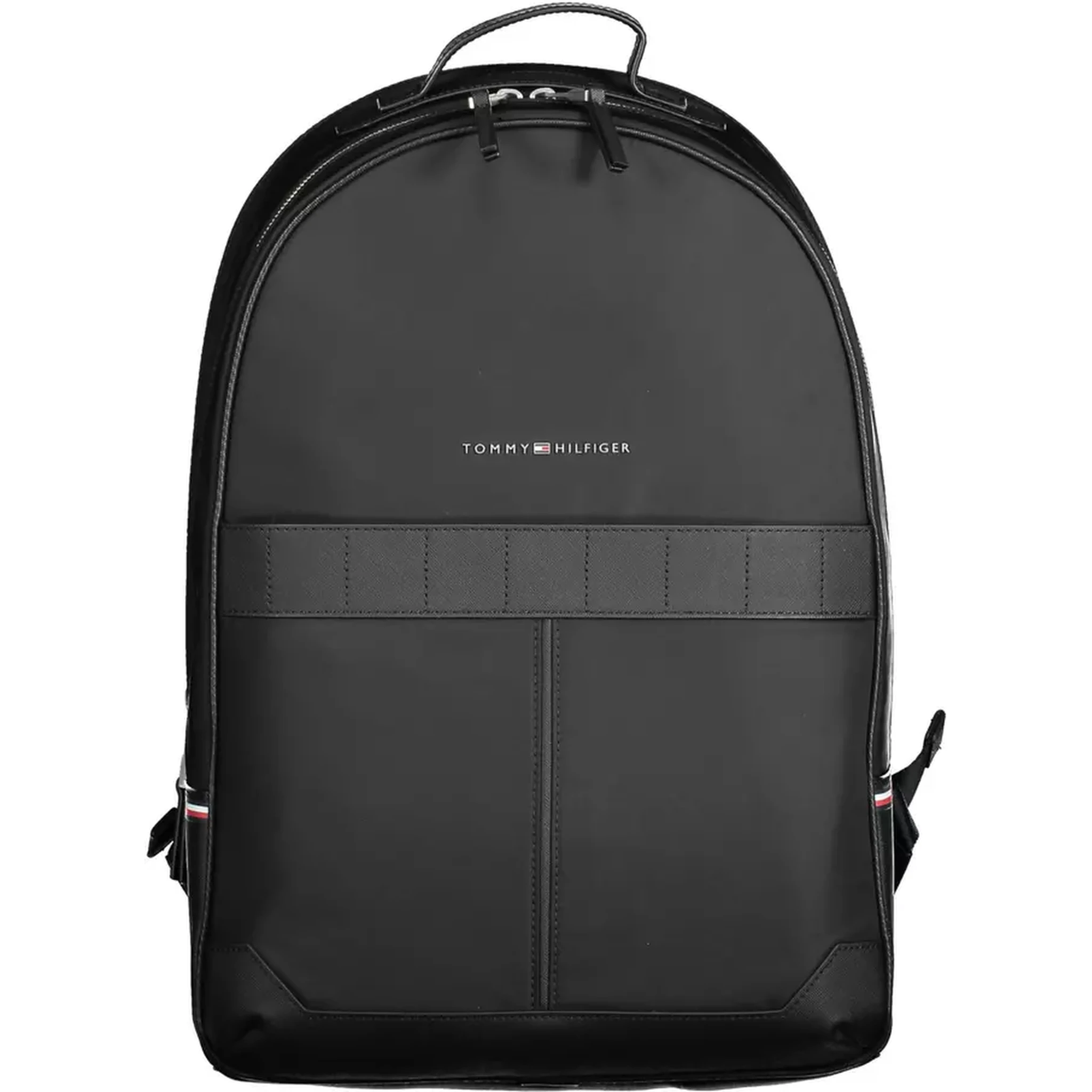 Black Polyester Backpack