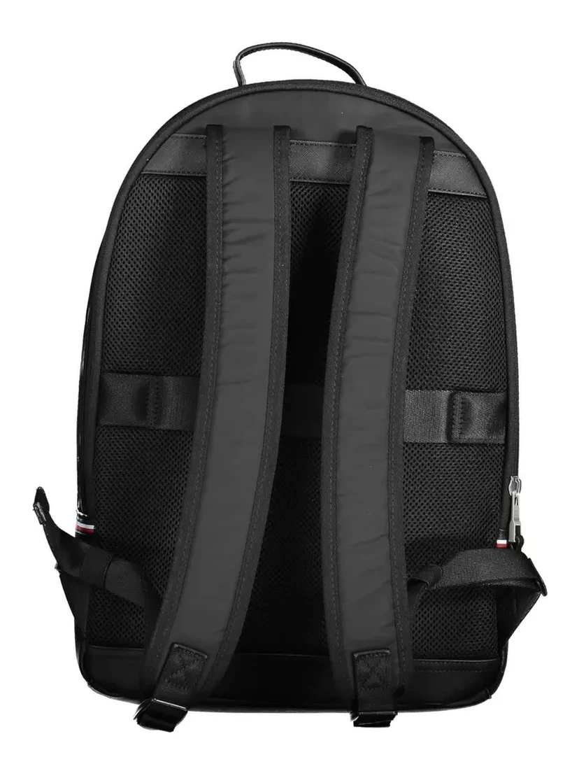 Black Polyester Backpack