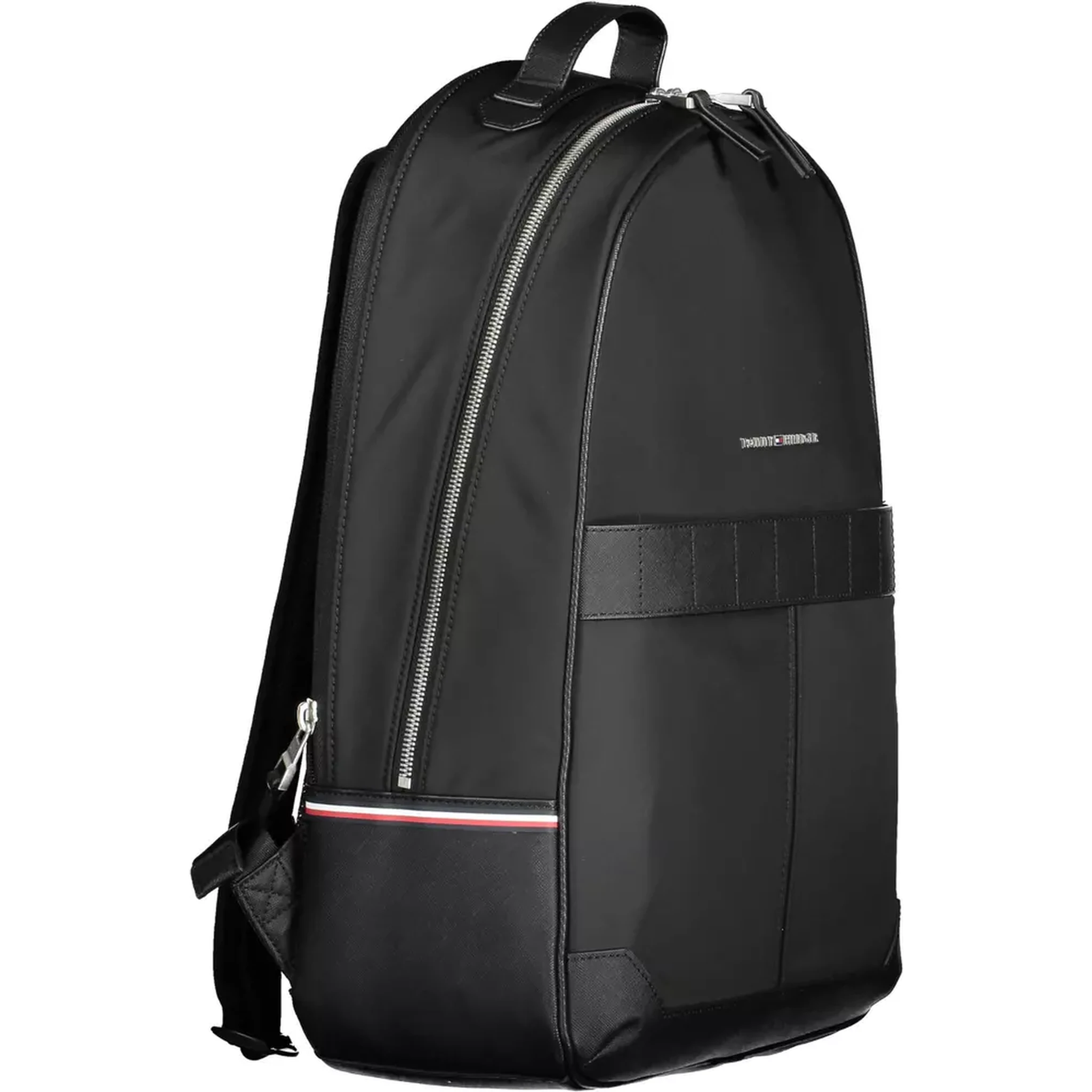 Black Polyester Backpack