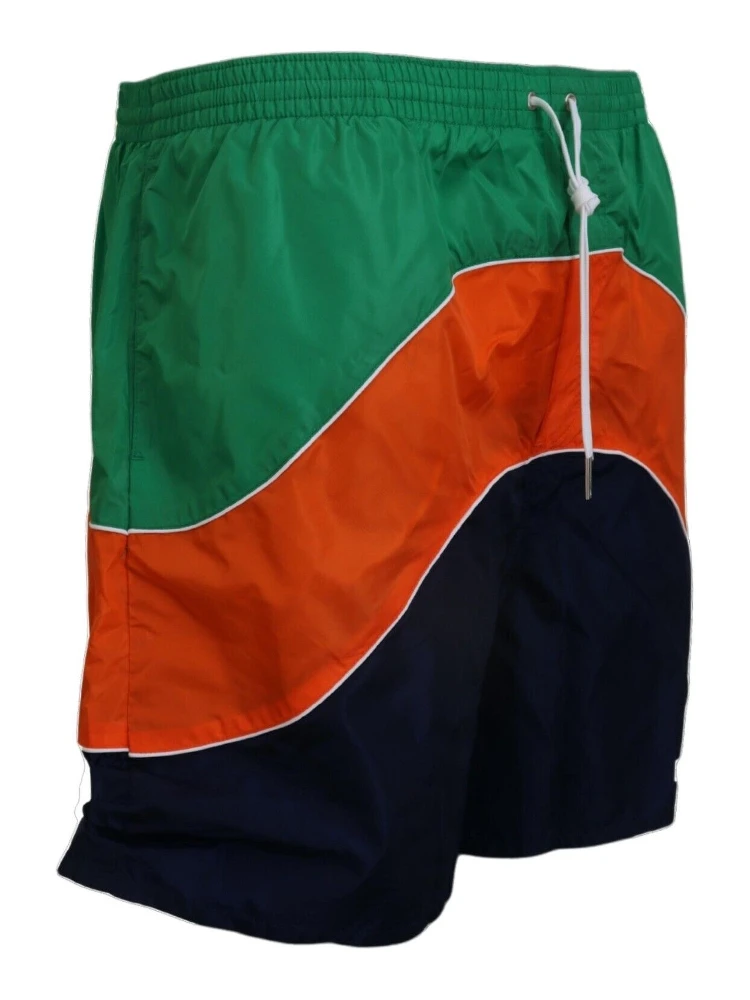 Multicolor Logo Print Men Beachwear Swimwear Short alternative