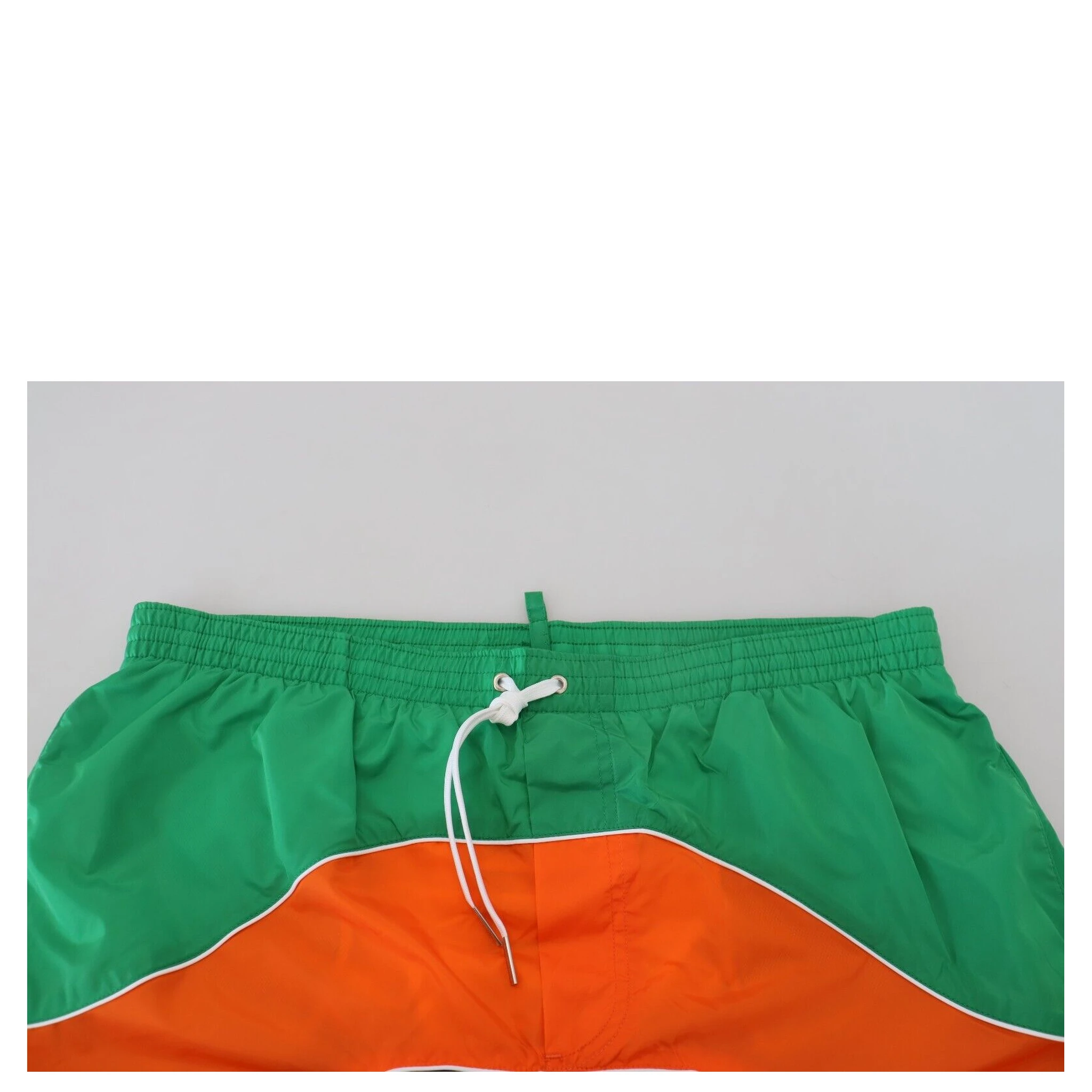 Multicolor Logo Print Men Beachwear Swimwear Short